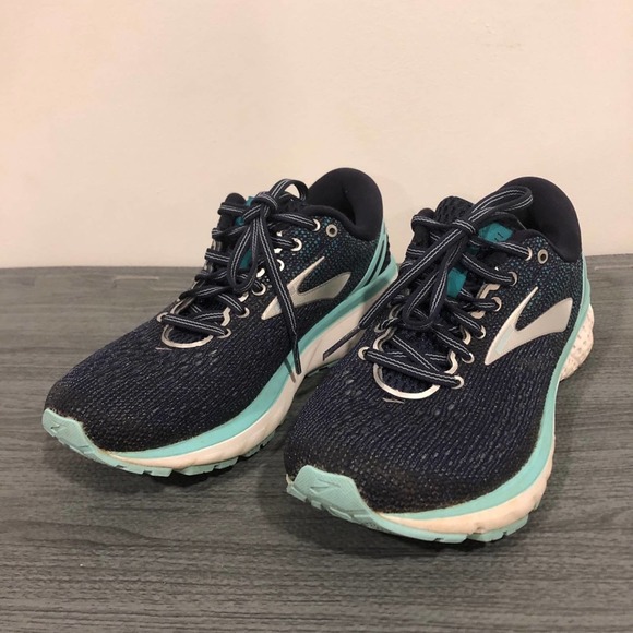 Brooks Ghost 11 blue running shoes 6.5 - Picture 2 of 10